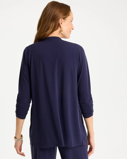 Chico's Travelers™ Knit Fly Away Cardigan Passport Blue