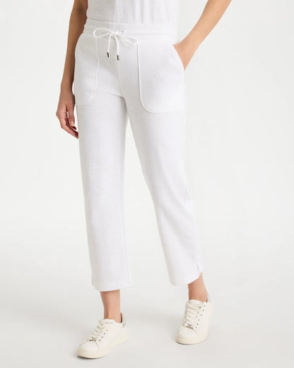 Chico's Zenergy® Crosshatch Knit Cropped Pants Alabaster