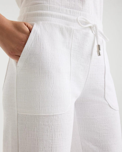 Chico's Zenergy® Crosshatch Knit Cropped Pants Alabaster