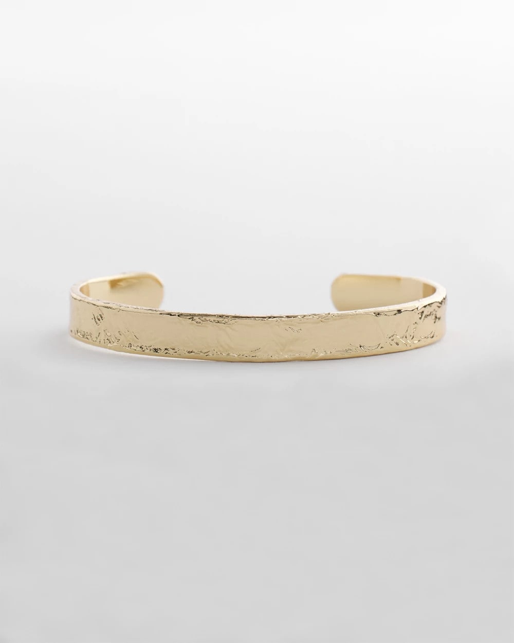 Chico's Goldtone Flexible Cuff Bracelet Gold