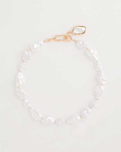 Chico's Siren Faux Pearl Y-Necklace Pearl