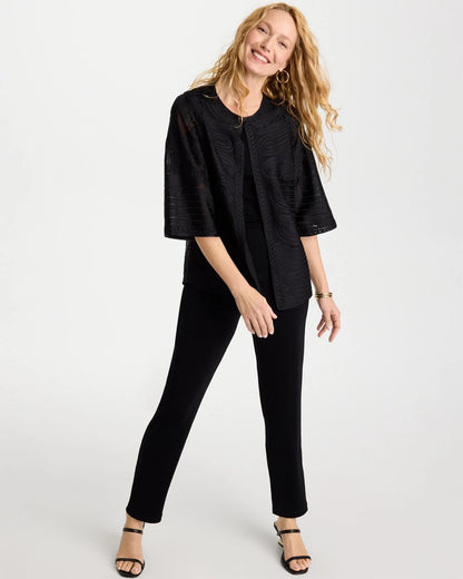 Chico's Travelers™ Collection Soutache Jacket Travelers Black