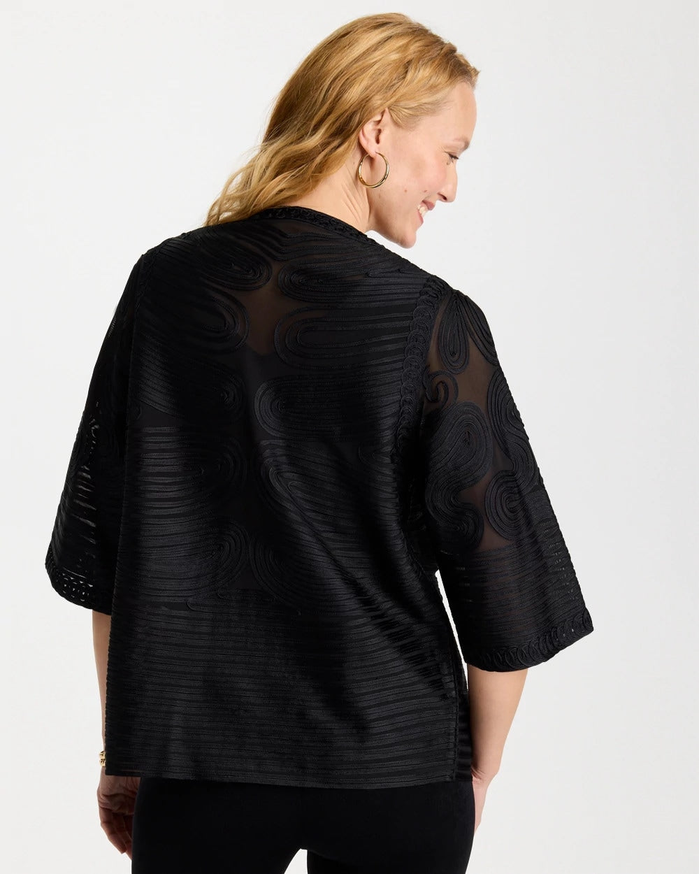 Chico's Travelers™ Collection Soutache Jacket Travelers Black