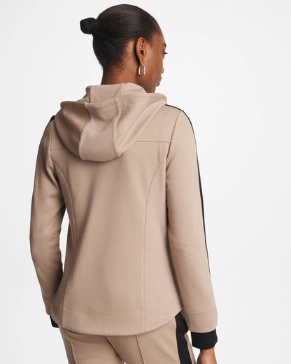 Chico's Zenergy® Double-Knit Contrast Jacket Studio Taupe