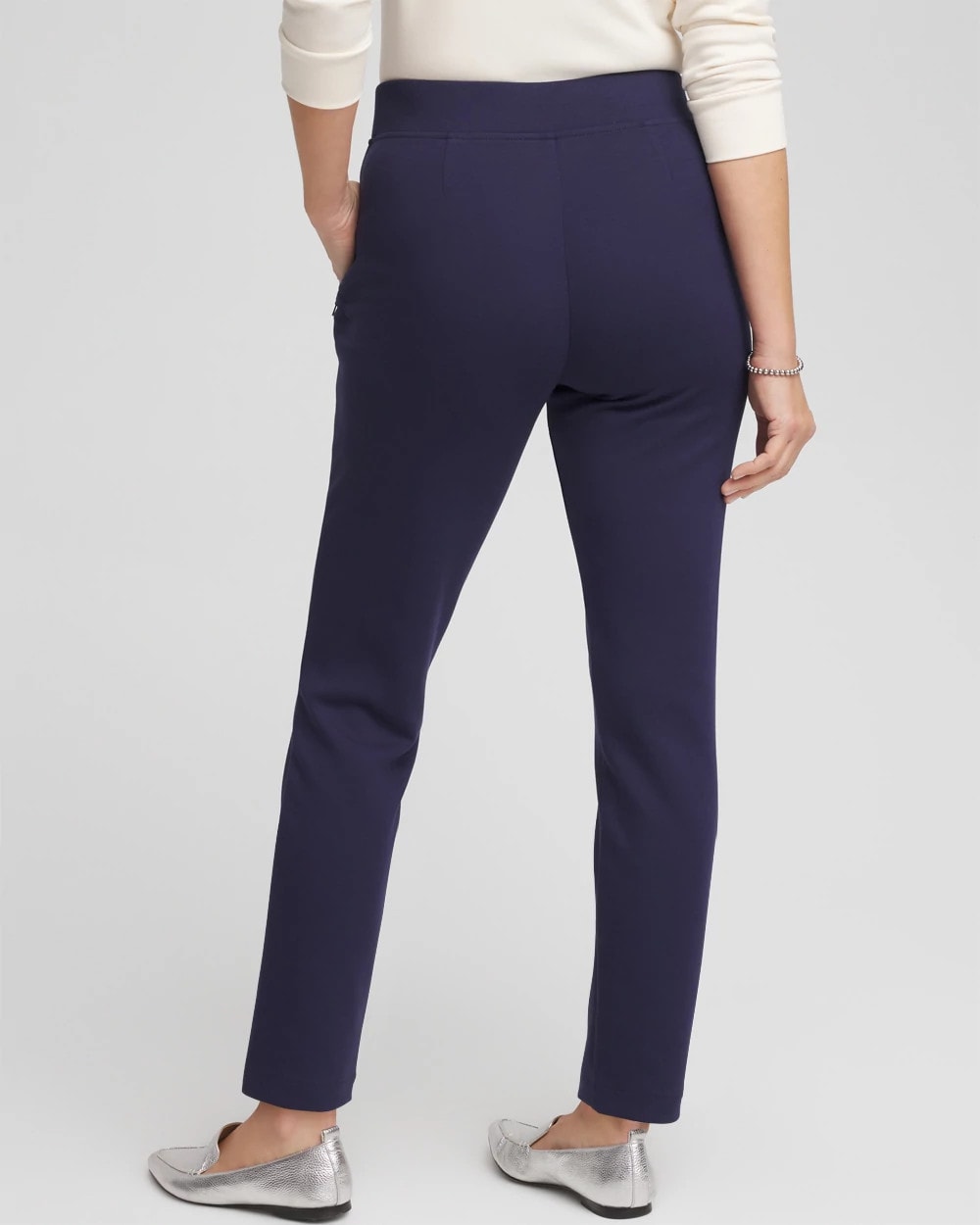 Chico's Zenergy® Double-Knit Ankle Pants Passport Blue