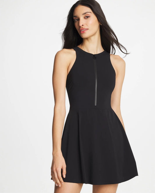 Chico's Gottex Swim Shady Swim Dress Black