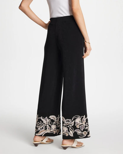 Chico's Travelers™ Border Pants Travelers Black