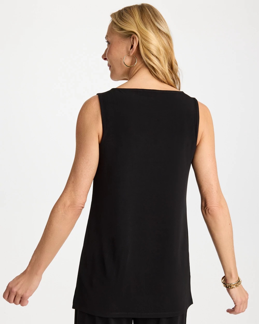 Chico's Travelers™ Knit Buckle Tunic Black