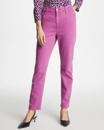 Chico's Girlfriend Slim Ankle Jeans Violet Shadow