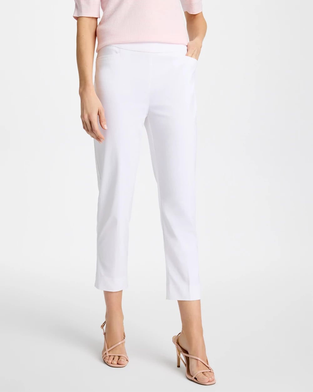 Chico's Brigitte™ Pull-On Cropped Pants Alabaster