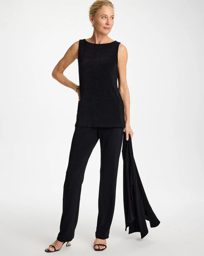 Chico's Travelers™ Classic Side-Slit Tank Travelers Black