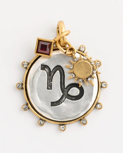 Chico's Capricorn Zodiac Charm Pendant Mixed Metals