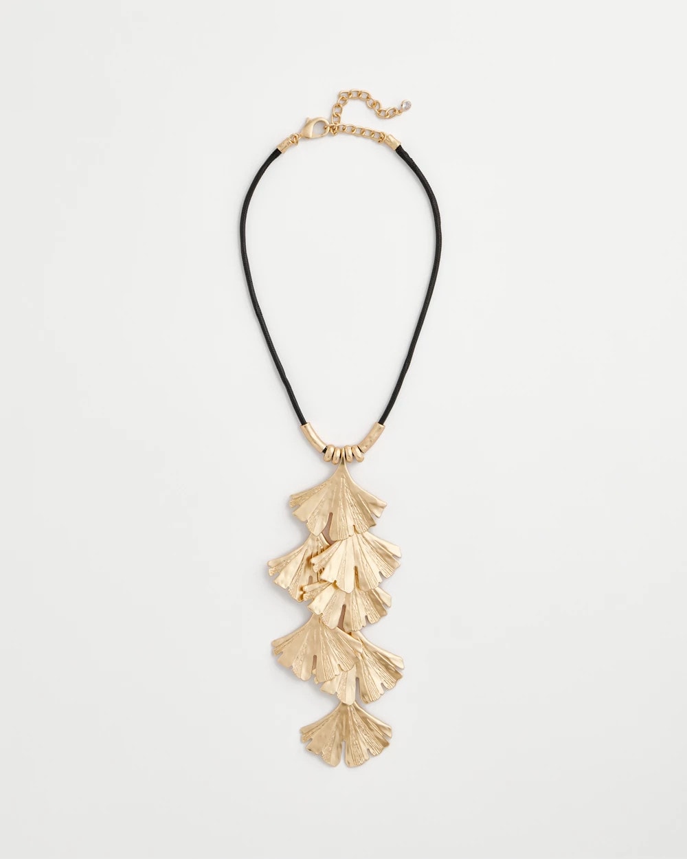 Chico's Chico's Originals Gold Ginkgo Pendant Necklace Gold