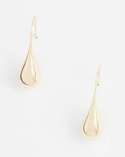 Chico's No Droop™ Gold Tone Teardrop Threader Earrings Gold