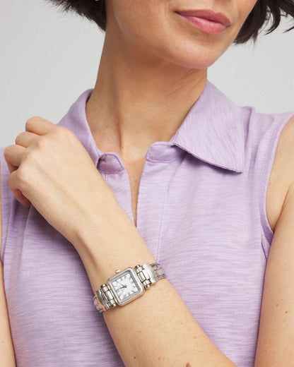 Chico's Chico's Originals Vintage Silver Cuff Watch Silver