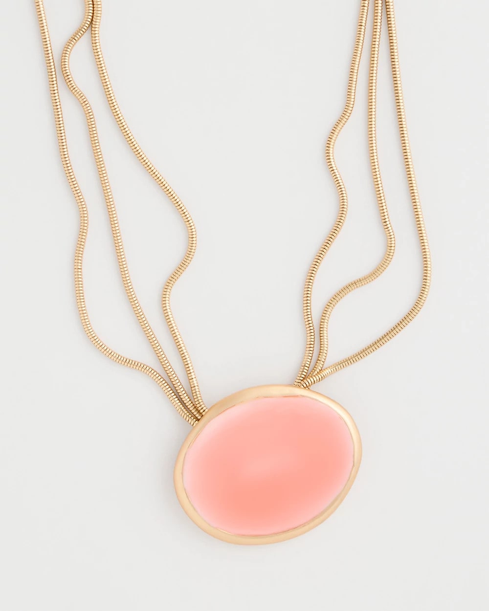 Chico's Coral Pendant Necklace Coral