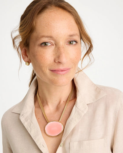 Chico's Coral Pendant Necklace Coral