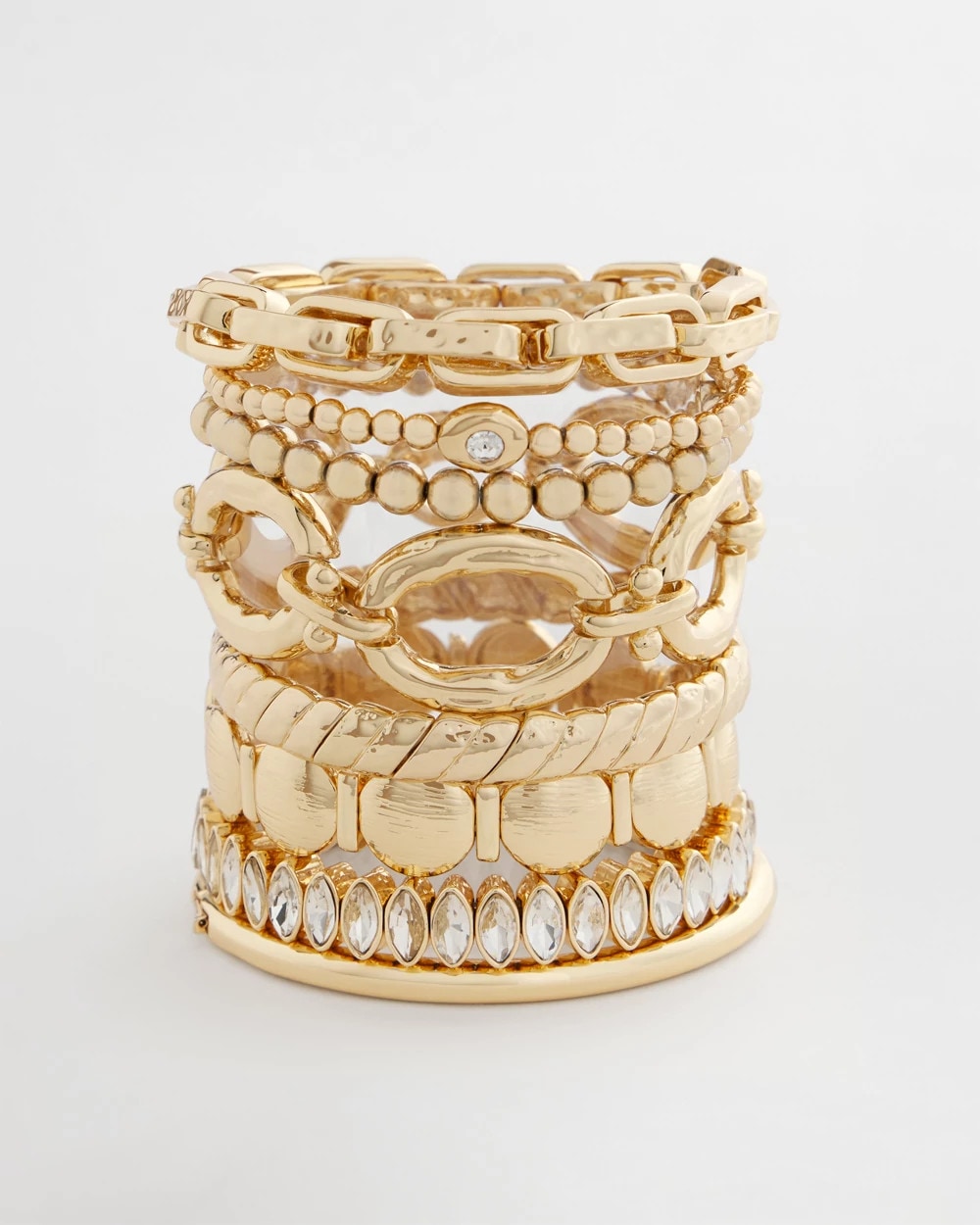 Chico's Gold Link Stretch Bracelet Gold